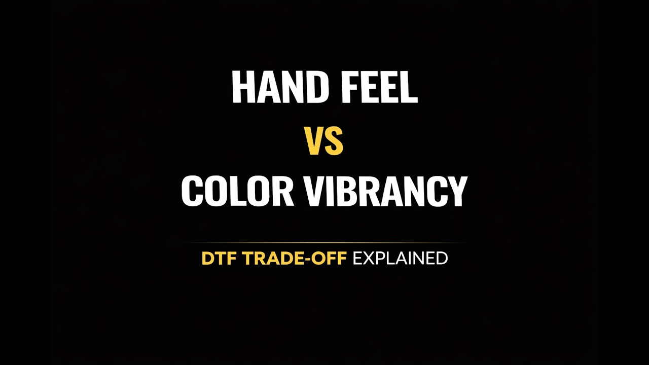 Hand Feel vs Color Vibrancy in DTF Film Selection