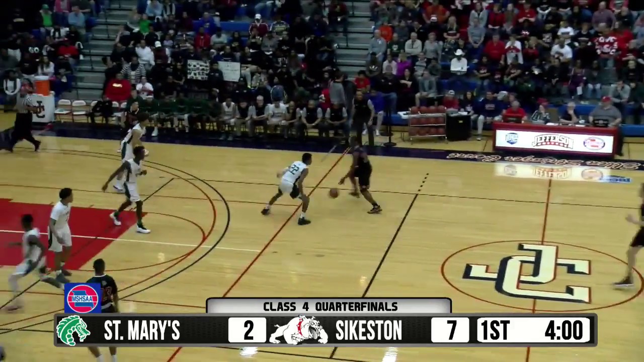 Boys Class 4 Quarterfinals - Sikeston vs. St. Mary's  3-10-18