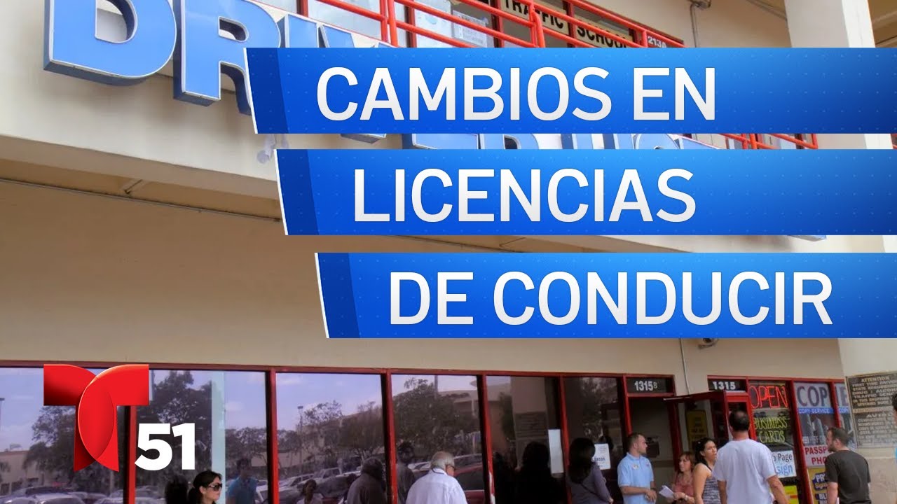 Florida hace cambios a las licencias de conducir