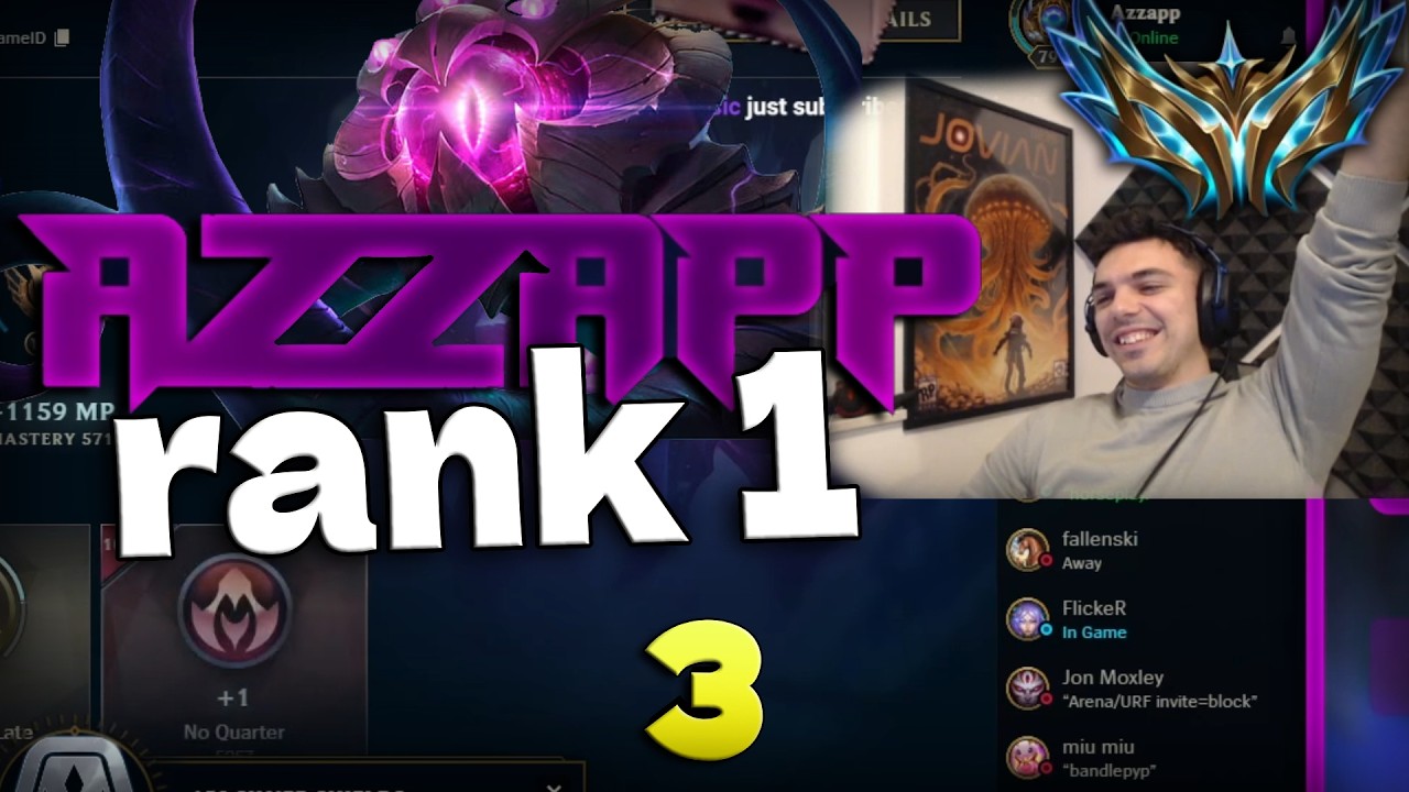 AZZAPP RANK 1 | Best of LOL Streams | Just Recall #3