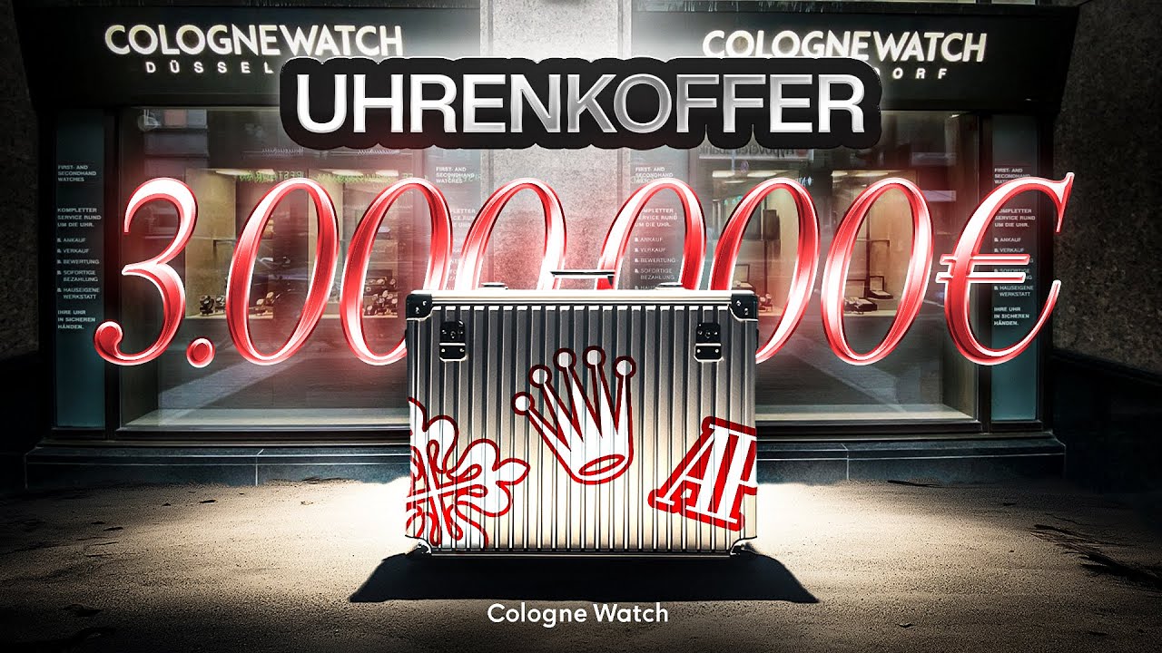 3.000.000€ Koffer! | Jede Uhr über 100k! | Der teuerste Koffer Deutschlands! | Rolex, Patek, AP