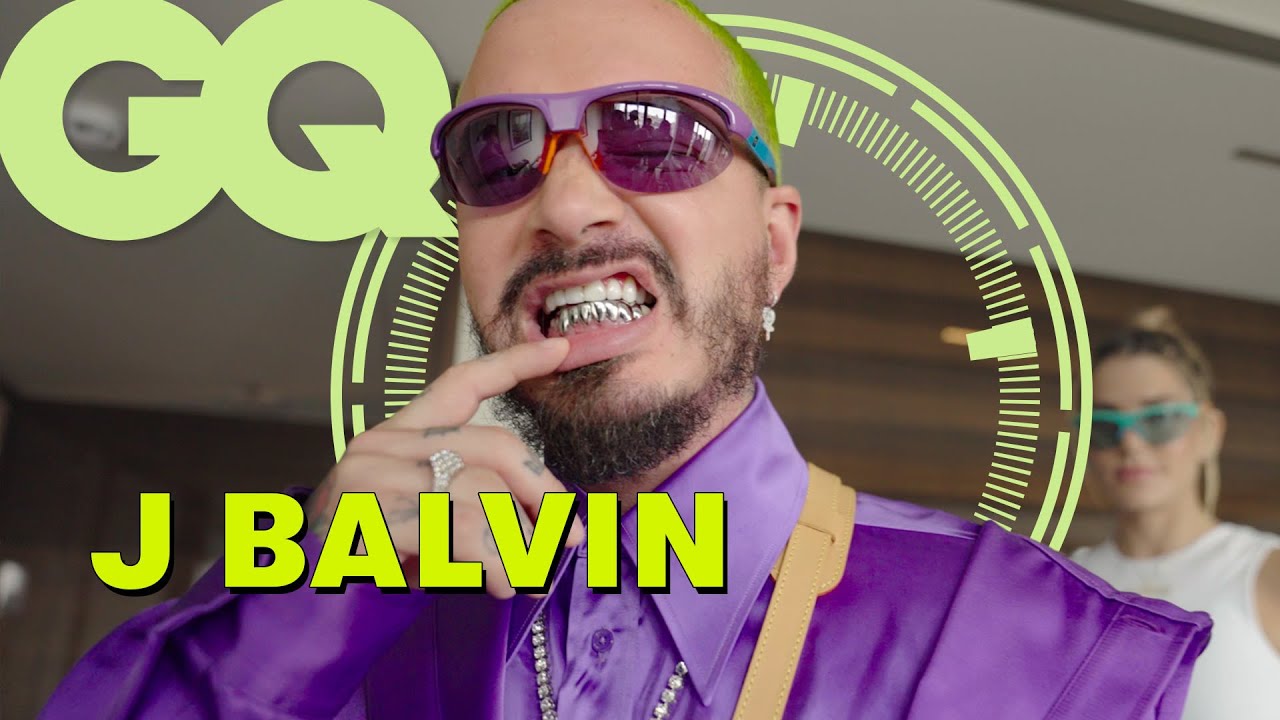 J Balvin se prépare pour le défilé Louis Vuitton, à Paris | GQ
