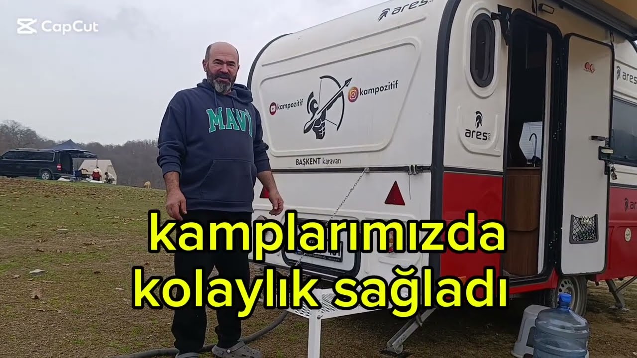 Çekme Karavanda kampı kolaylastırdık#karavan#karavandahayatvar#karavandayaşam#kamp#doğa#beniöneçıkar
