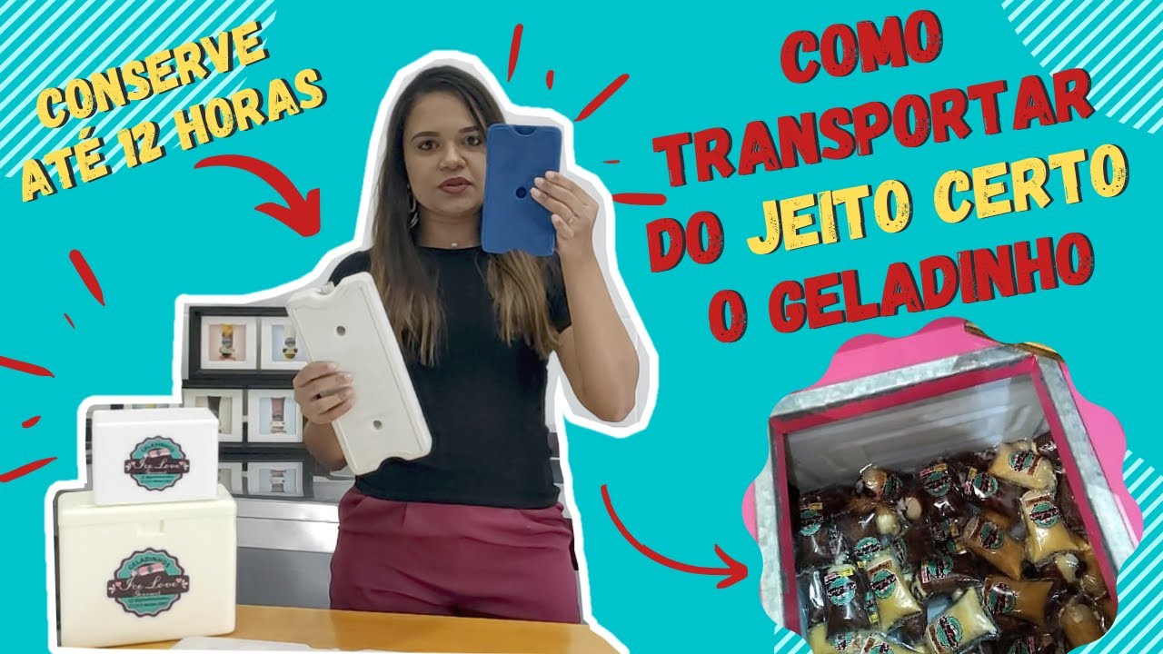 Como transportar do jeito certo o Geladinho para conservar por mais tempo