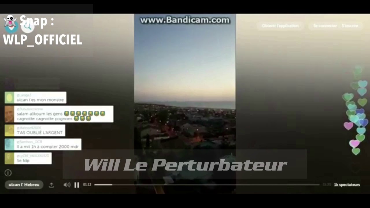 Will Le Perturbateur propose un tête-à-tête à Bassem