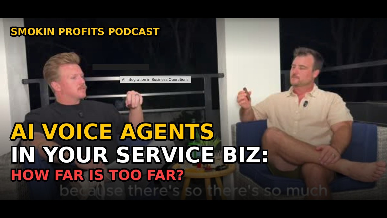 Should You Use an AI Voice Agent in Your Service Business? (Honest Answer) 🎙️Smokin' Profits Clip