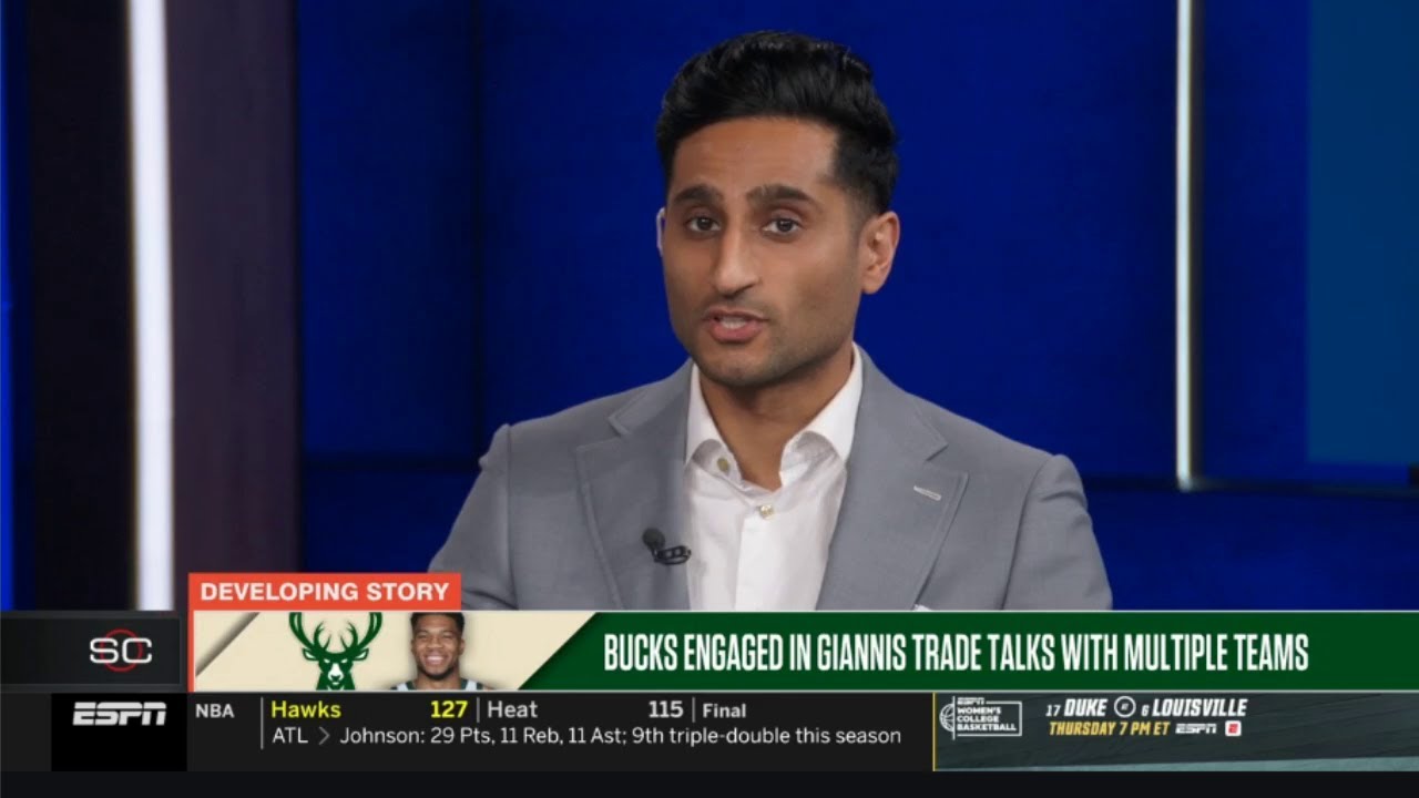 Shams Charania latest on Giannis trade before the Deadline, Lakers beat Nets in AR's return |ESPN SC