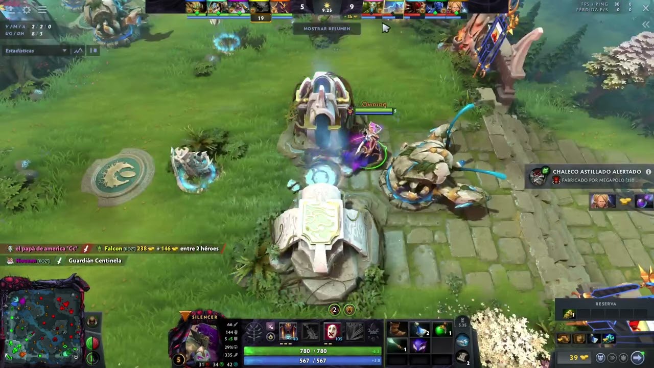 Heraldo vs Arcontes (Volteada de partida con Megacreeps) - Dota2