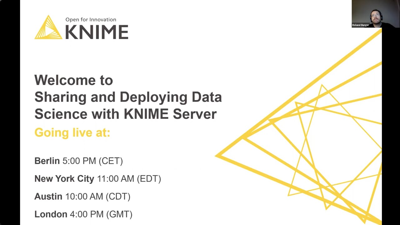 Sharing and Deploying Data Science with KNIME Server