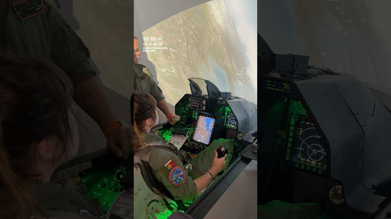 F16 Jet Simulator At Home! ✈️ #jet #simulator #military