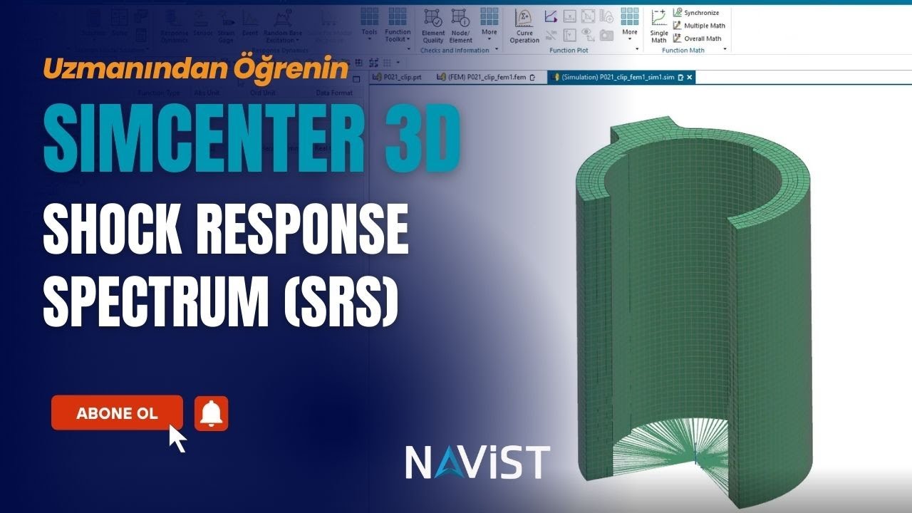 Uzmanından Öğrenin | Simcenter 3D ile Shock Response Spectrum (SRS) | NAVİST