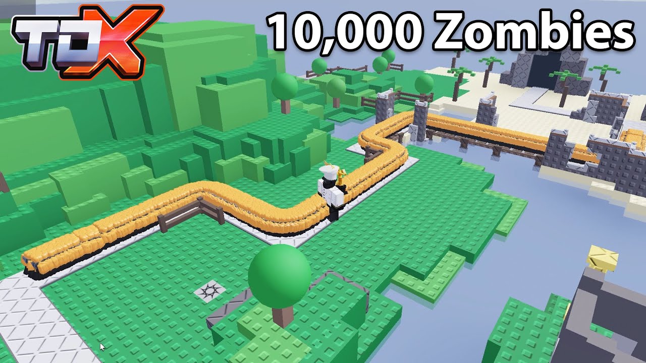 Roblox Tower Defense X 10,000 Zombies Stress Test