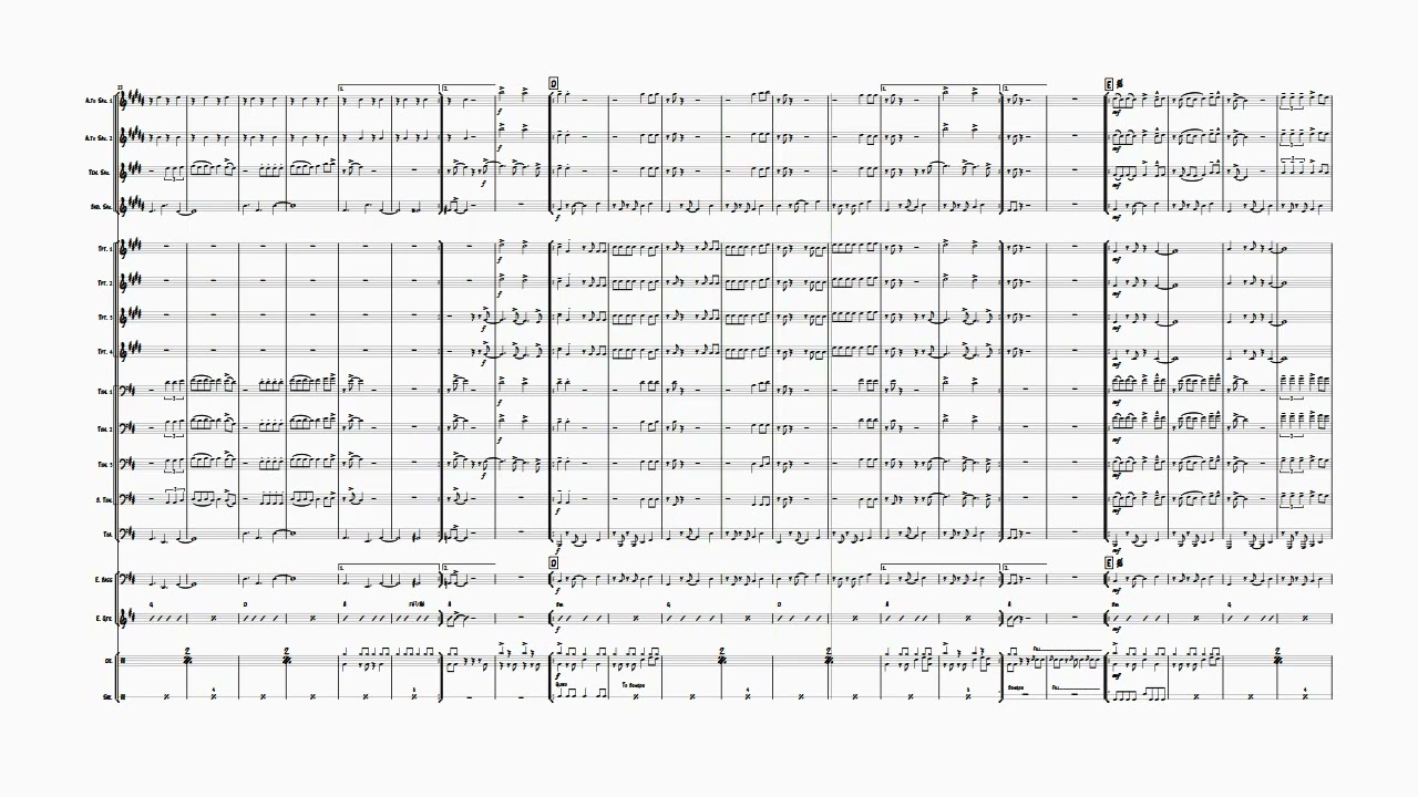 Despacito for Jazz Ensemble arr. Andee Birkett