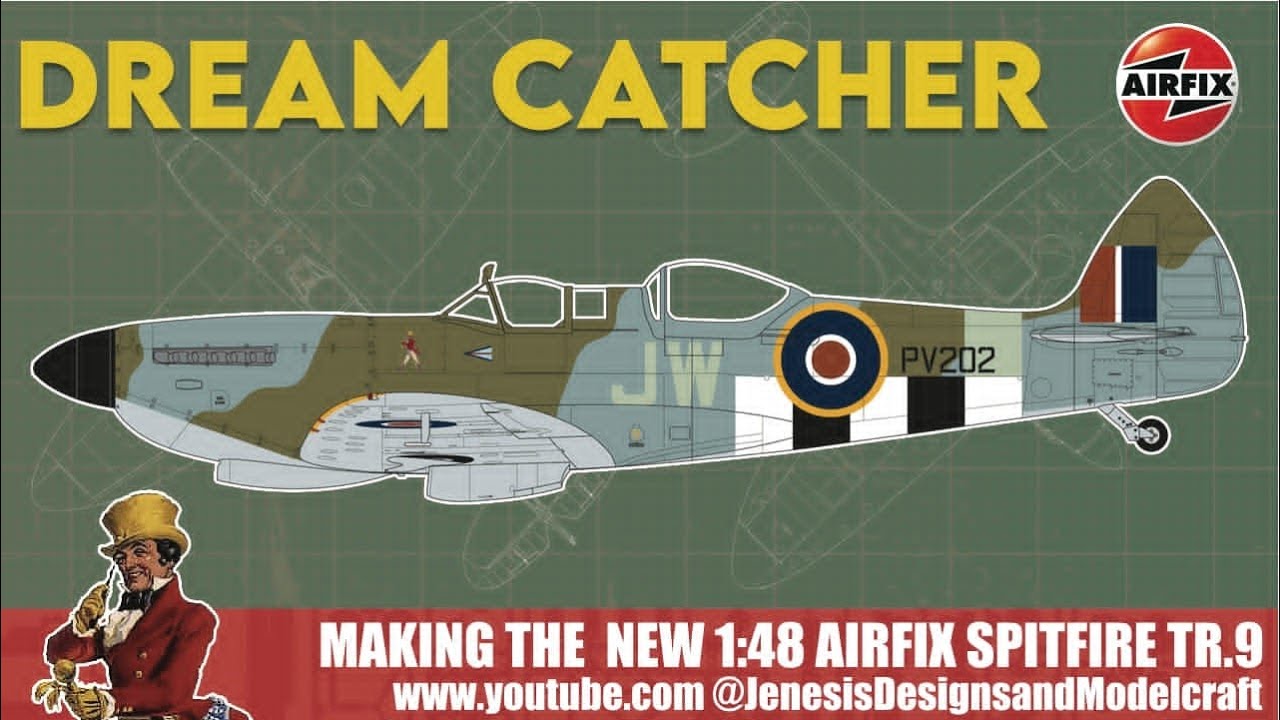 Dreamcatcher  Pt 2 - Airfix Spitfire TR MkIX, Paint and Finishing