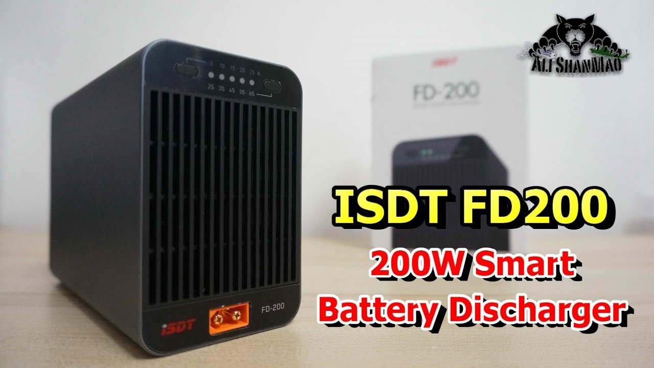 ISDT FD200 200 Watts RC Lipo Battery Discharger review