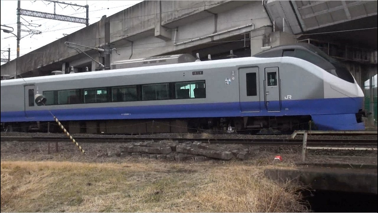 東北本線 西郷橋りょう Ｅ６５７系Ｋ１編成 ＫＹ入場通過 2026.02.26