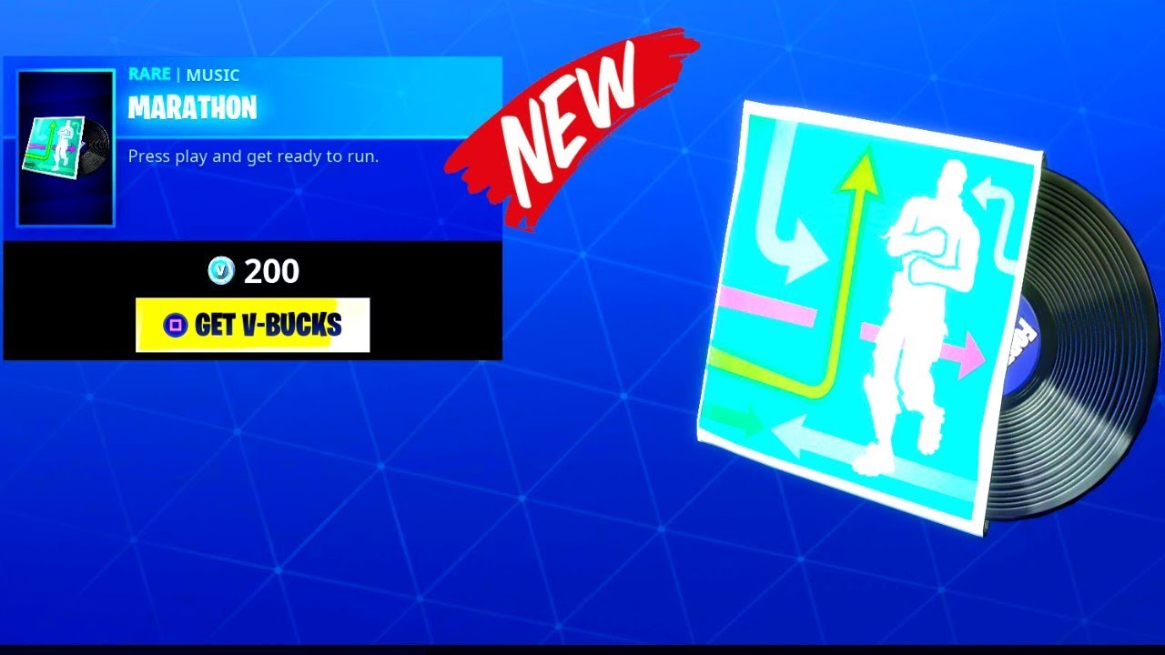 *NEW* MARATHON MUSIC AND DIGITAL CAMO - Fortnite Item Shop (Fortnite Battle Royale). 🎶🎼