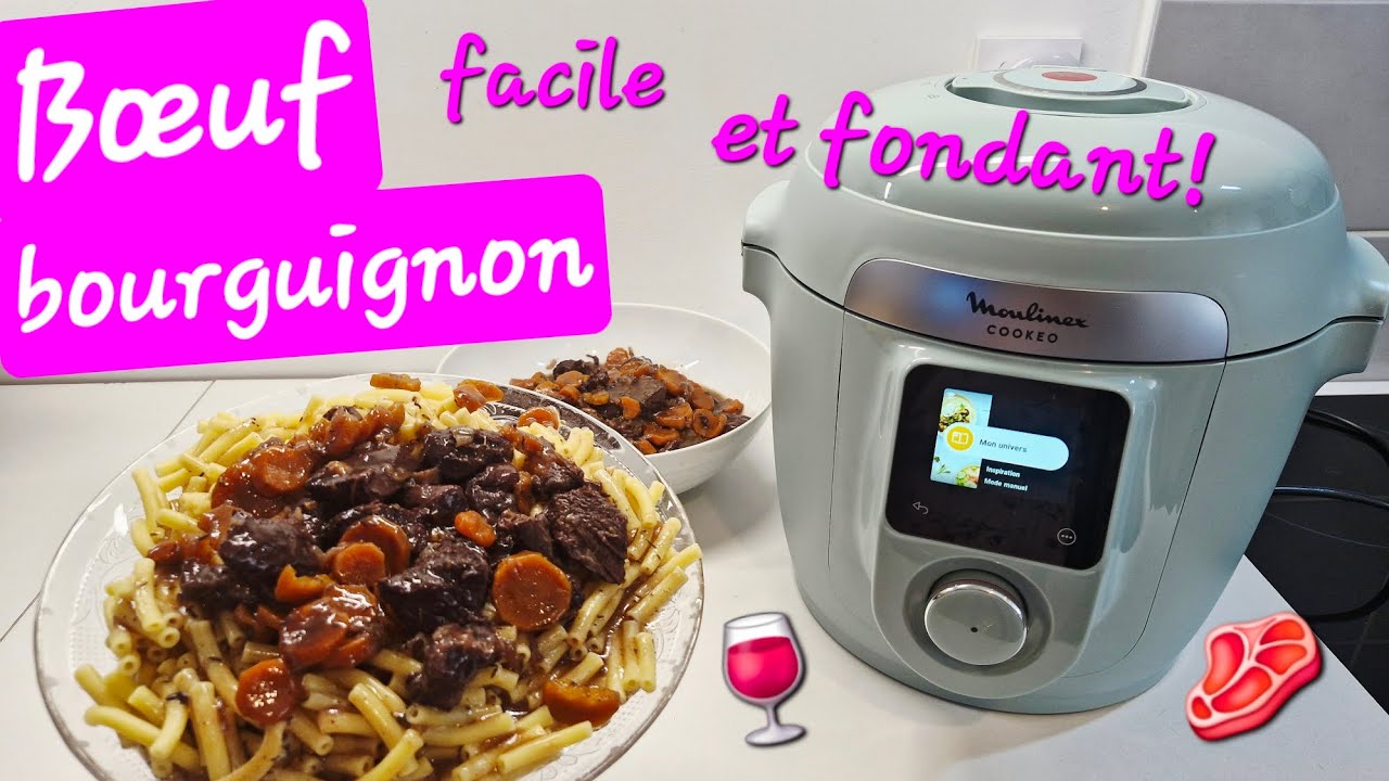 Boeuf bourguignon facile et fondant au cookeo
