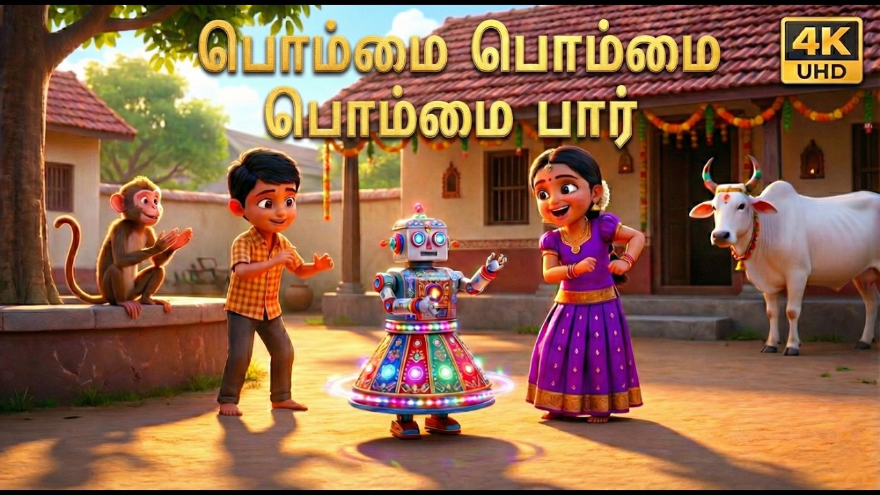 பொம்மை பொம்மை பொம்மை பார்! 🧸✨ | Bommai  Bommai Bammai Par |Tamil Rhymes  | 4K UHD | Chutti Stars