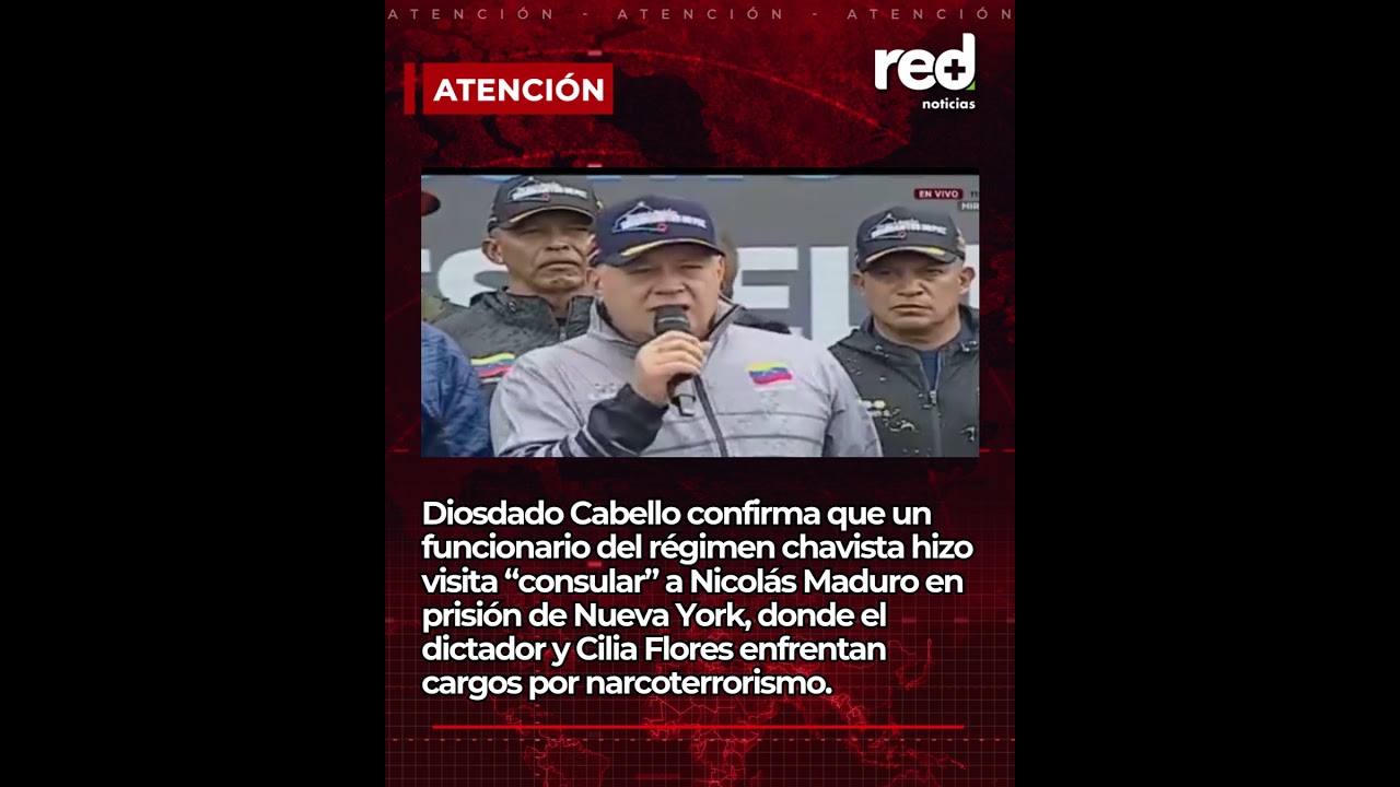 Diosdado Cabello confirma que Nicol&aacute;s Maduro tuvo su primera visita consular