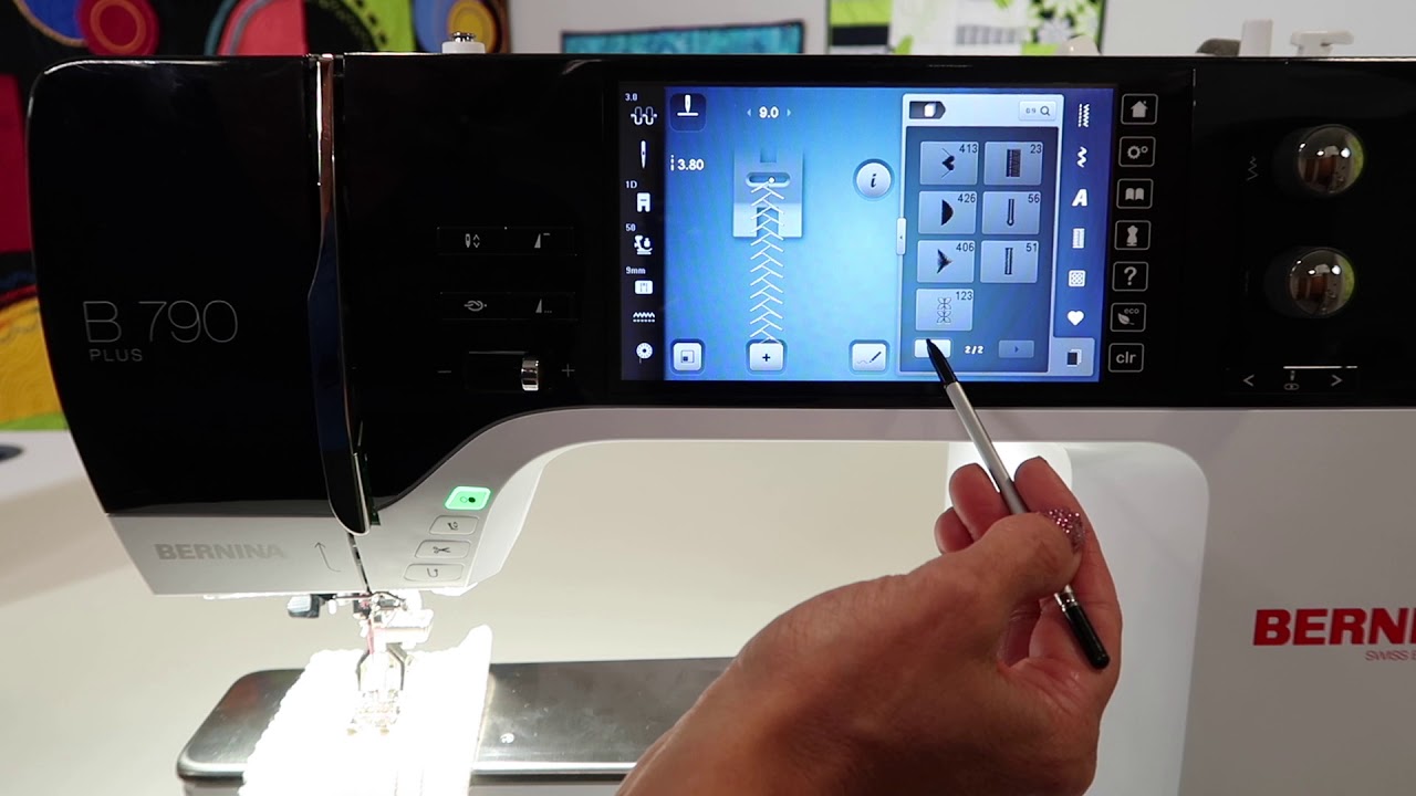 BERNINA 790 6 Screen Overview
