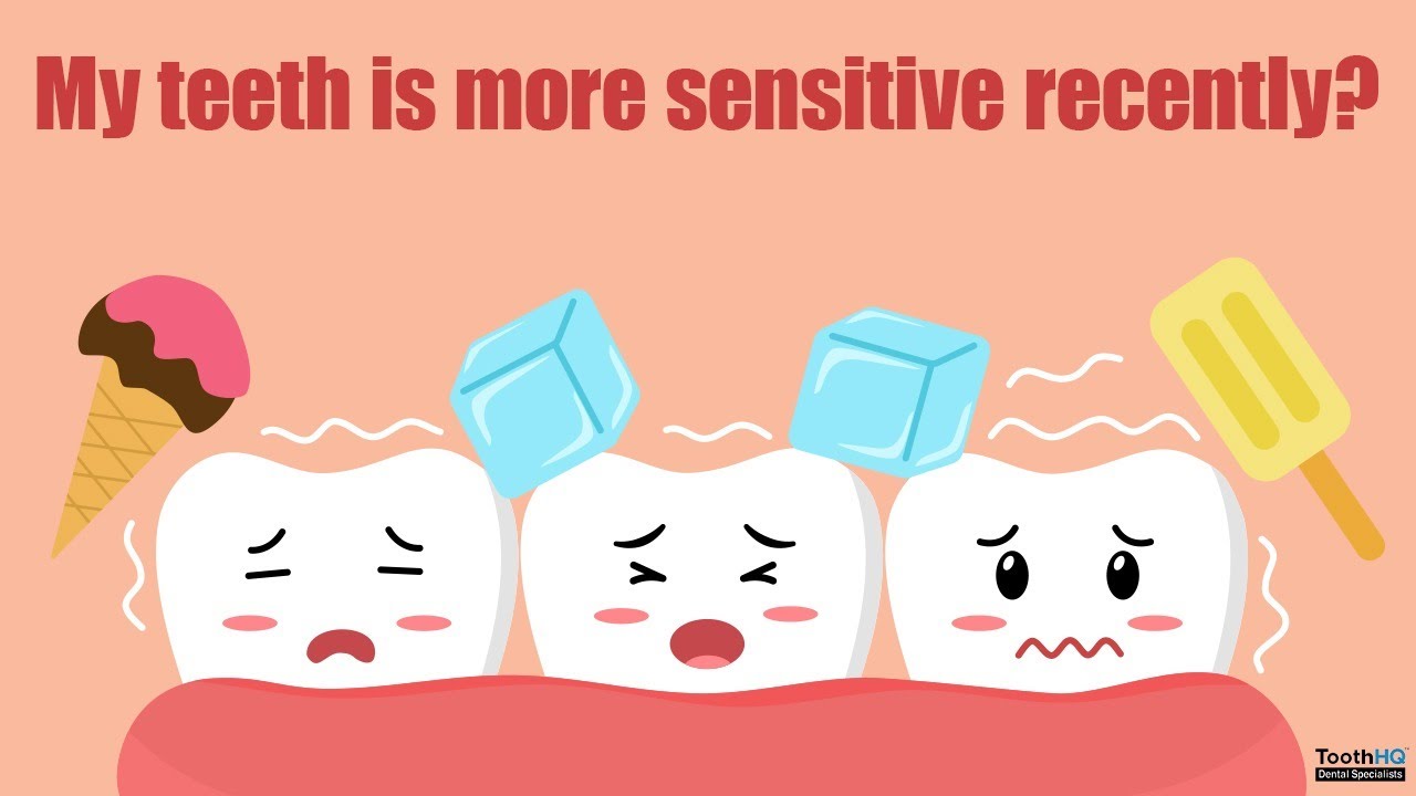 My teeth is more sensitive recently?