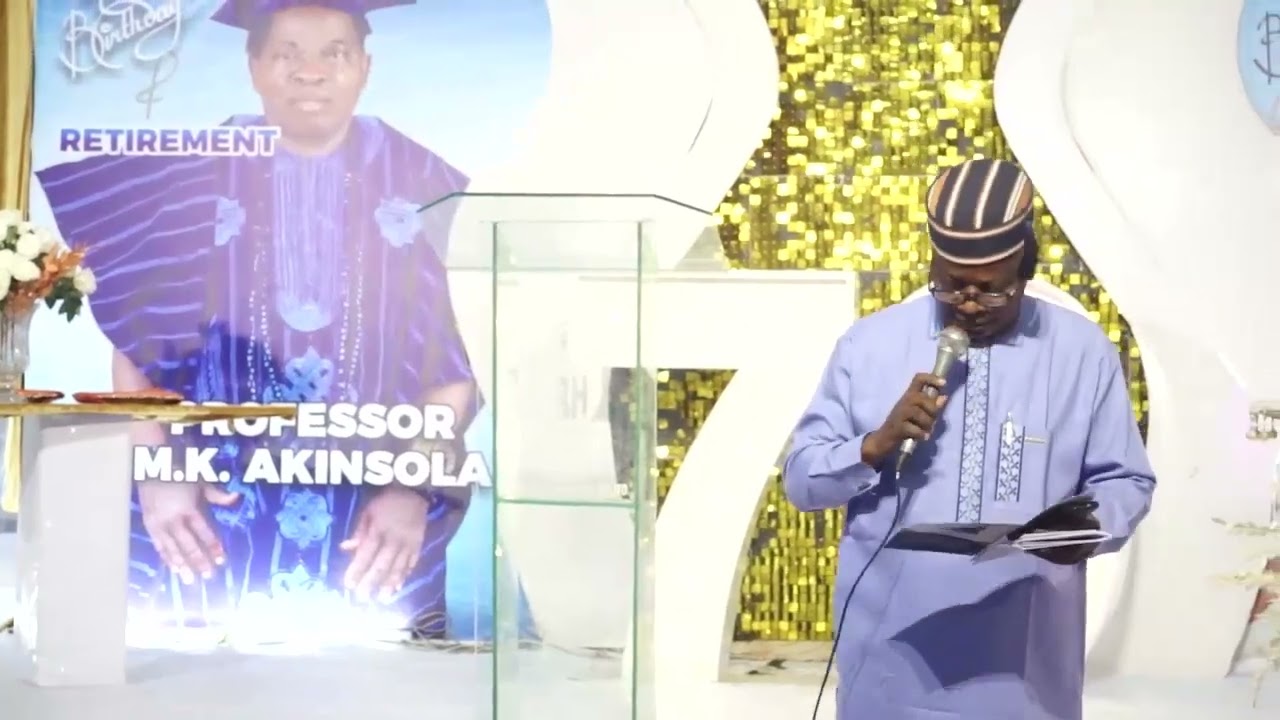 PROF. MOJEED AKINSOLA'S 70TH AND VALEDICTORY LECTURE