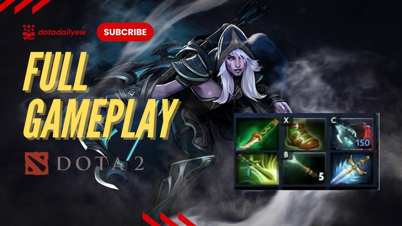FULL GAME DOTA 2 patch 7.40b Drow ranger carry