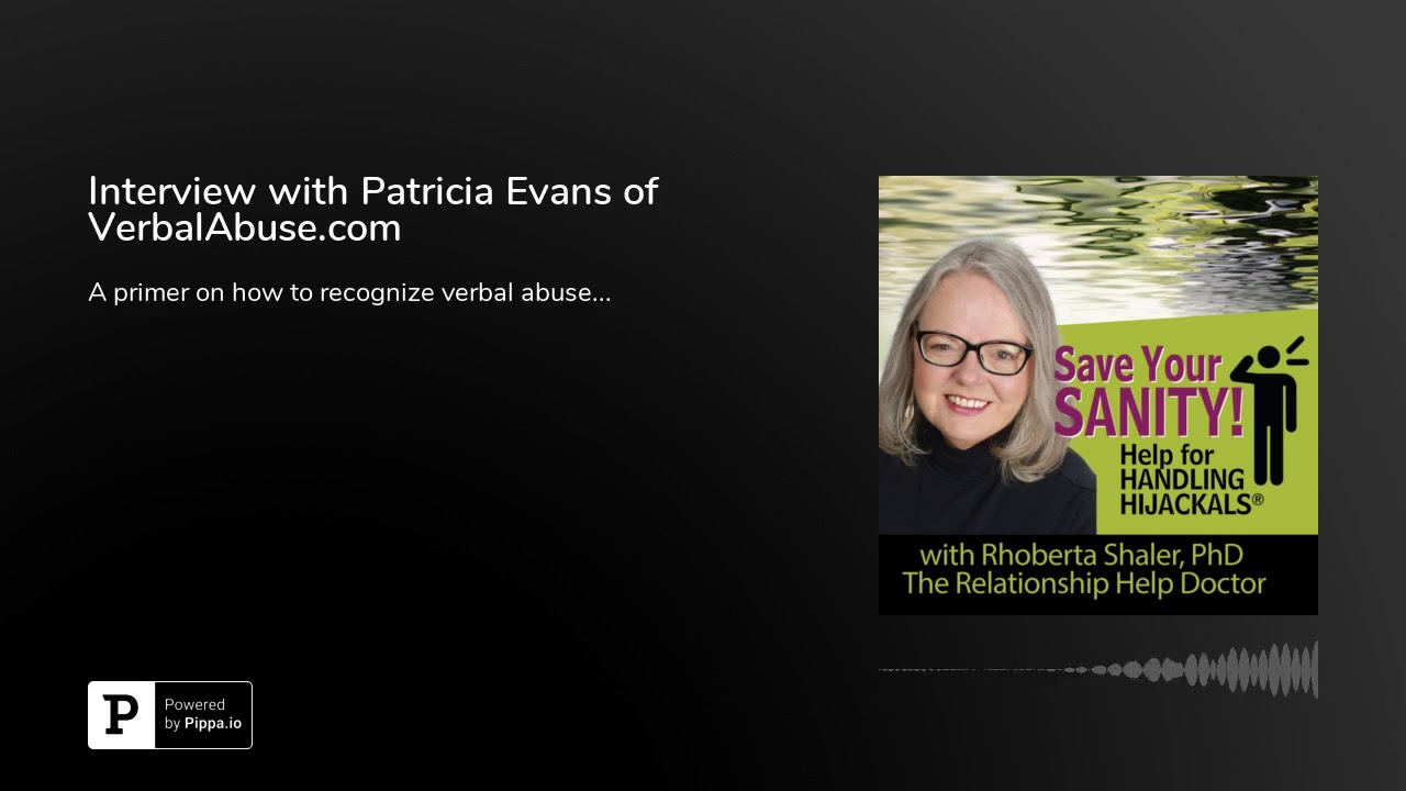 Interview with Patricia Evans of VerbalAbuse.com