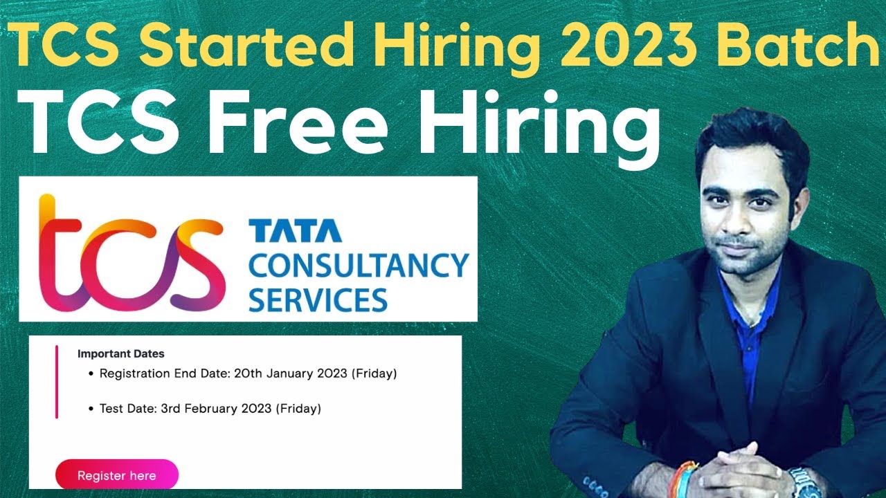 TCS  started 2023 Batch off-Campus Hiring | TCS Free Hiring | Exam Date-03/02/2022