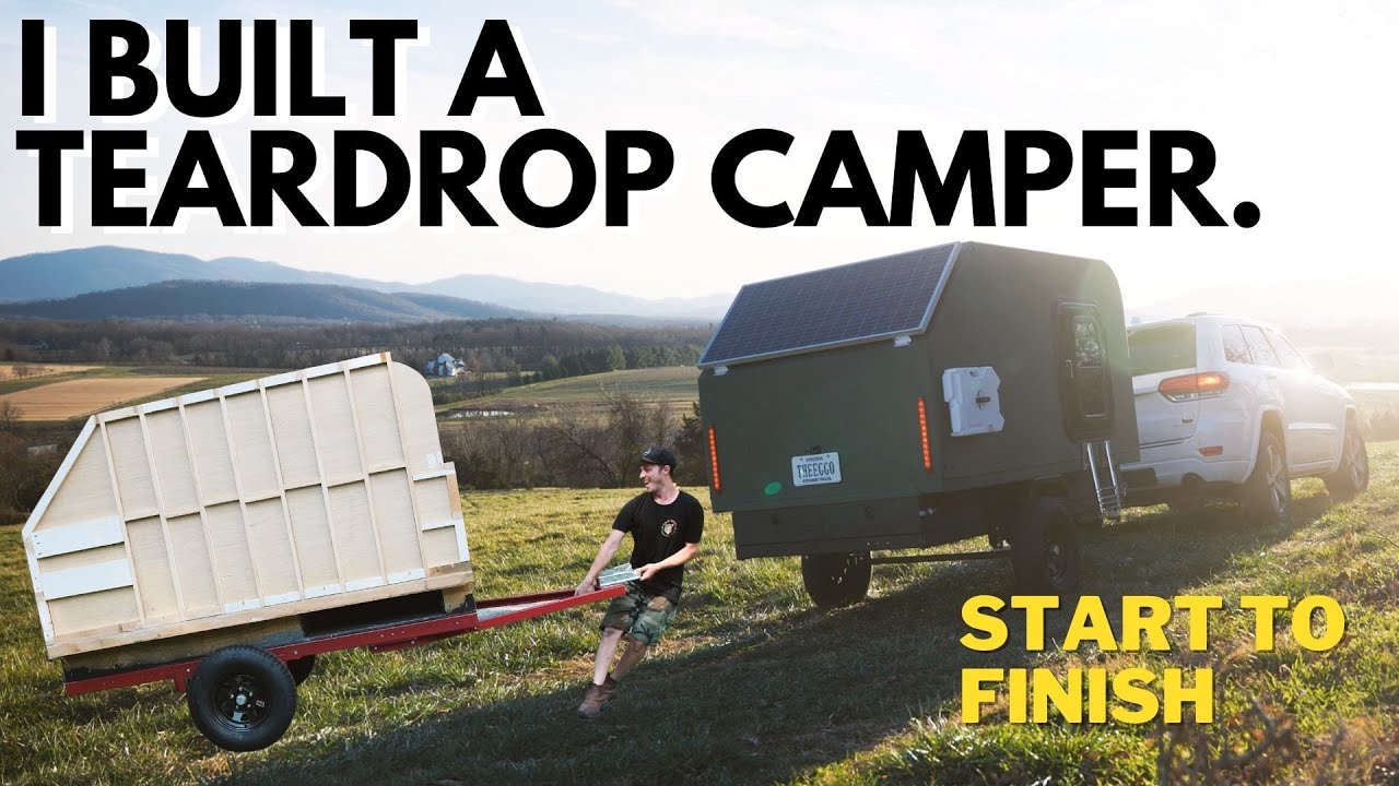Я построил себе Teardrop Camper с нуля - ПОЛНАЯ СБОРКА.