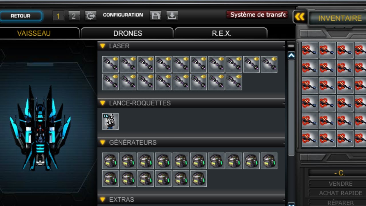 Darkorbit - 38 LF-5 vs 38 Prometheus Lasers – Damage Test