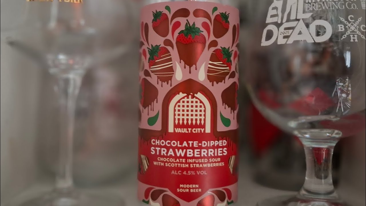 Vault City: Chocolate-Dipped Strawberries Chocolate Infused Sour with Scottish Strawberries 