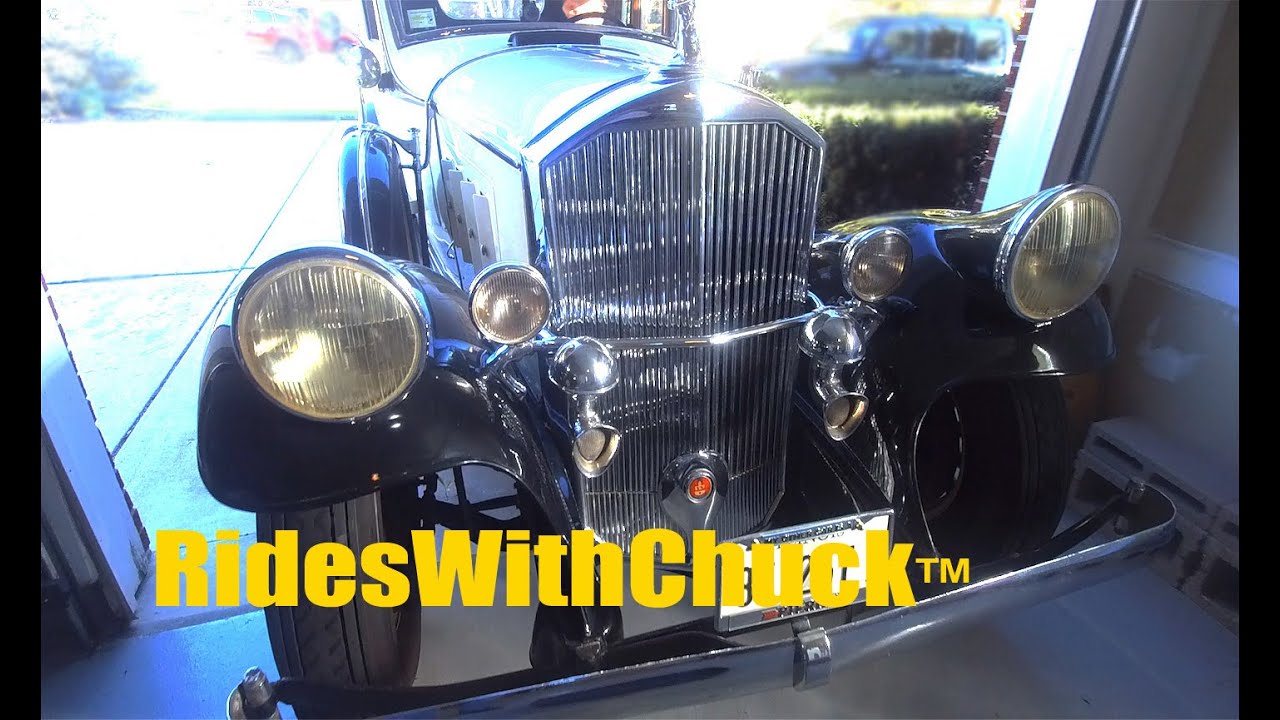 1932 Pierce Arrow Model 54.....We hear from the owner, then we go for a ride  in a very sporty car!