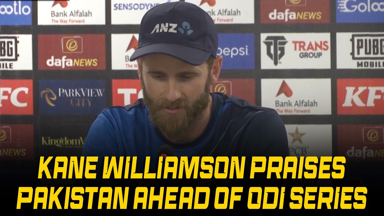 Kane Williamson full of praises for Pakistan during press conference ahead of ODI Series