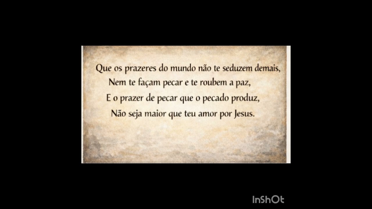 Música: Teu amor por Jesus. 🎵🎶