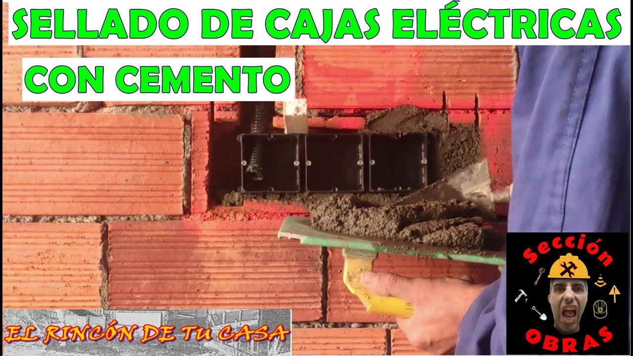 como SUJETAR y NIVELAR  SOPORTES de OBRA con CEMENTO para CAJAS DE INTERRUPTORES DE LUZ.