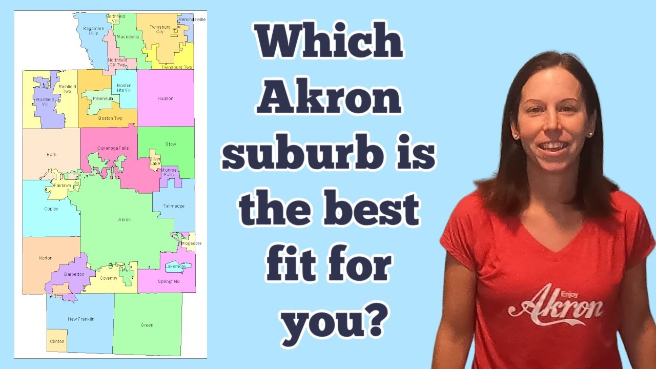 All about the suburbs of Akron Ohio
