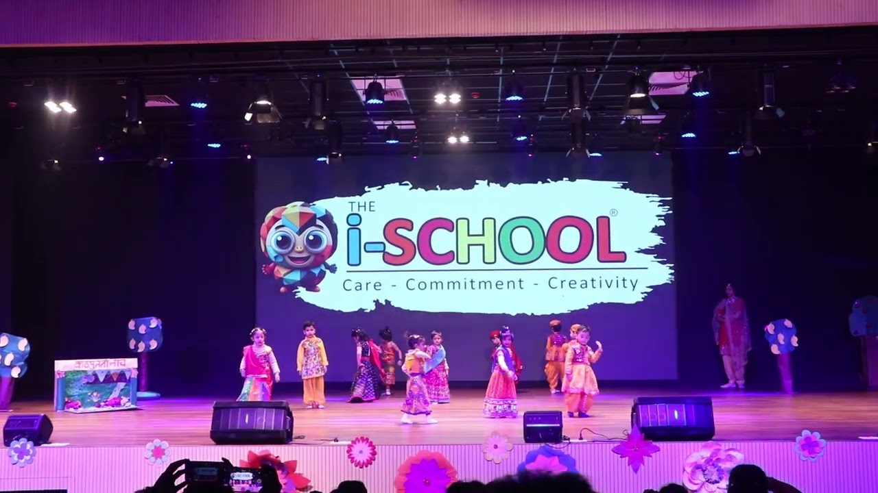 Nursery Kids Celebrate Gujarat Culture | Garba Dance & Traditional Dress | i-SCHOOL Sec-48 Gurgaon
