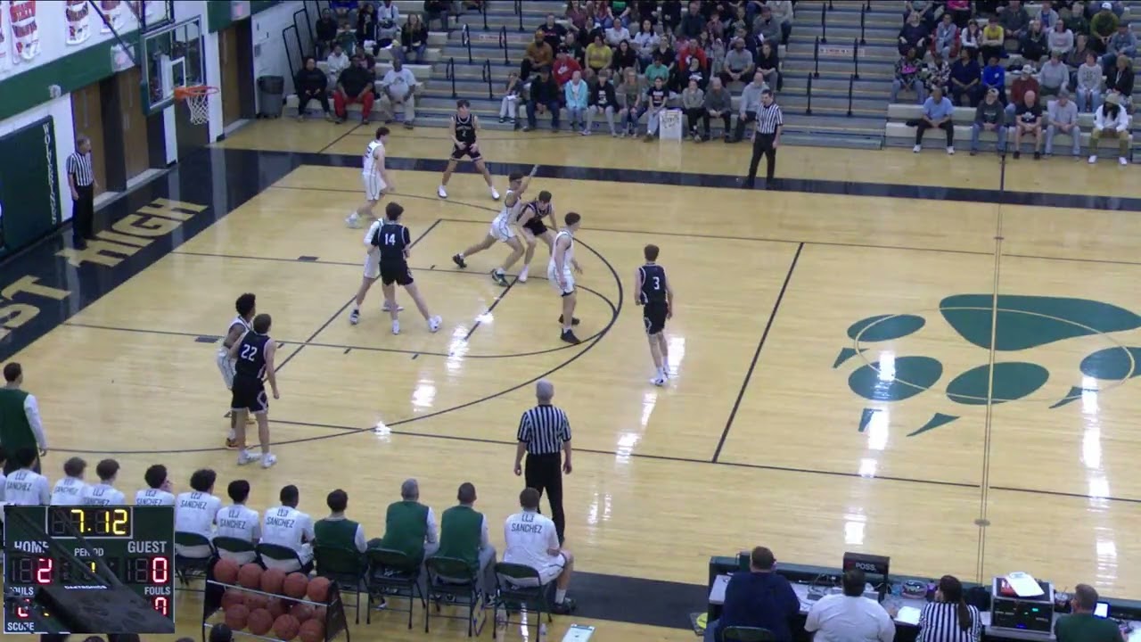 Sioux City West High School  vs Dakota Valley High School Mens Varsity Basketball   Tactical