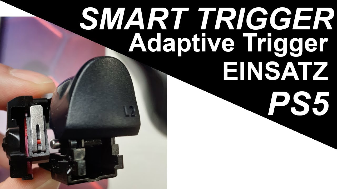 Smart Trigger Einsatz für PS5 DualSense Controller SMART BUMPER in den Adaptiven Trigger einbauen