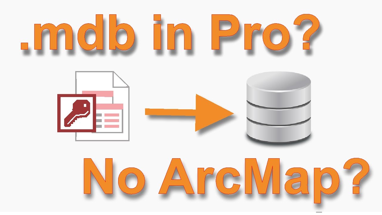 How to use a Personal Geodatabase (.mdb) in ArcGIS Pro