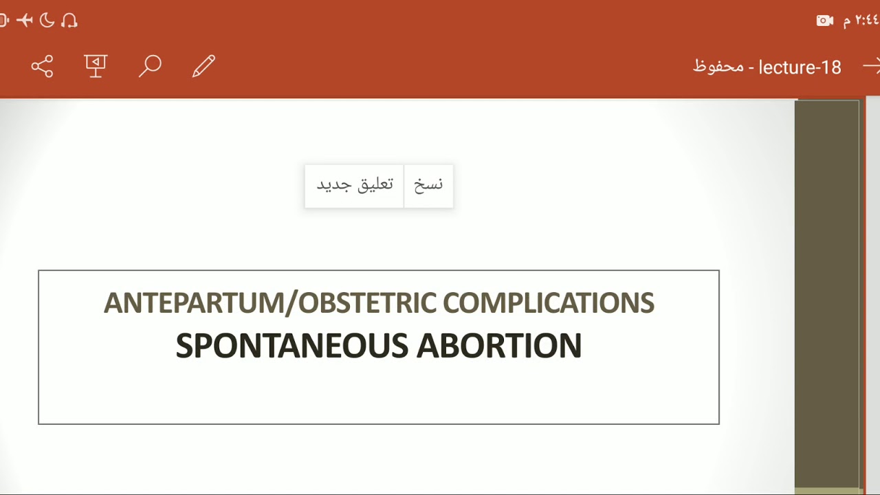 Abortion and types