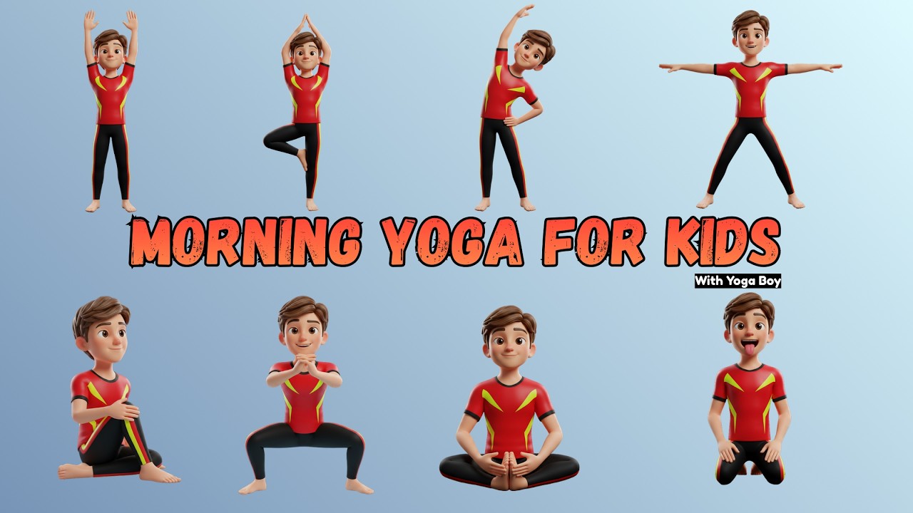 Morning Yoga Exercises for Kids 🌞 | Fun Wake Up Yoga Routine for Children