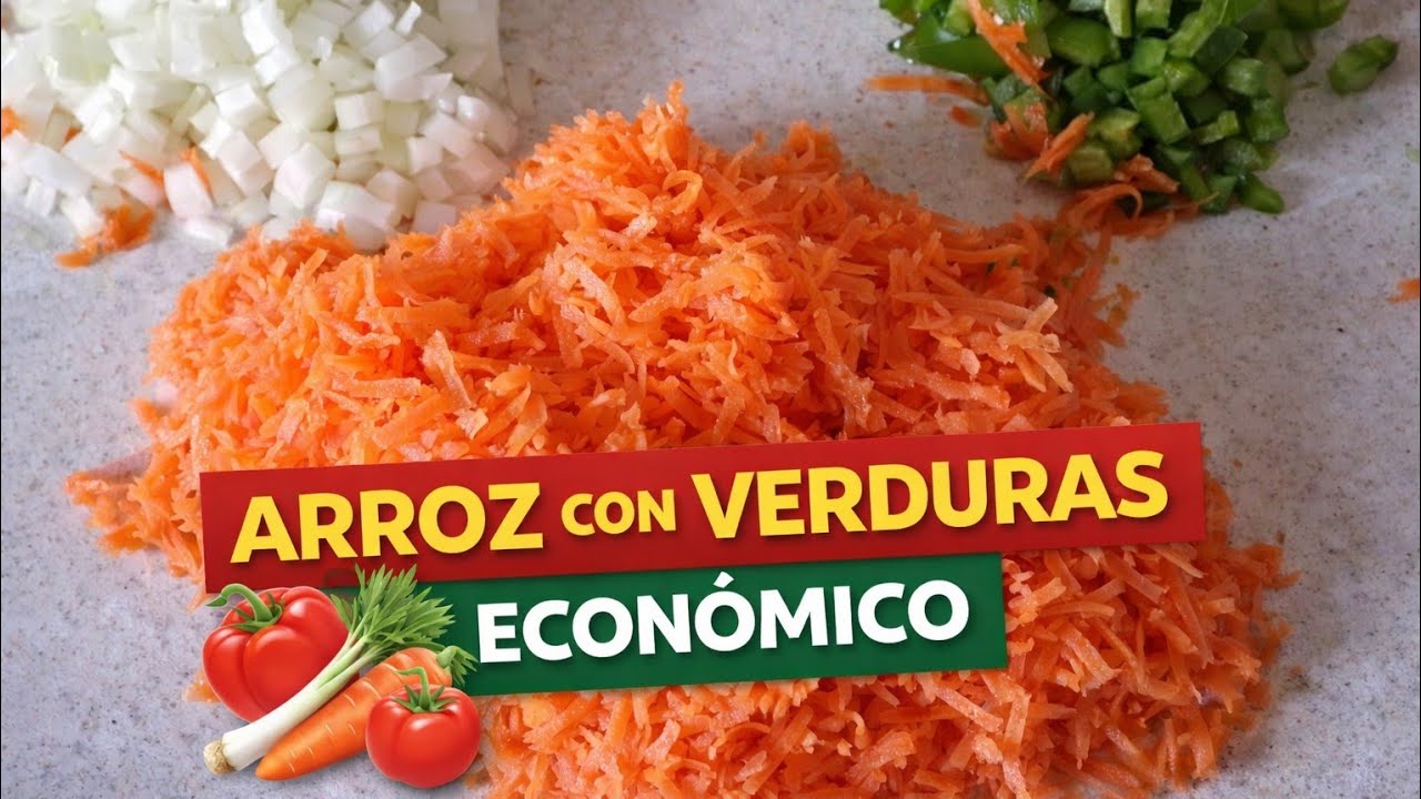 Arroz con Verduras 🥰Un plato delicioso!   Económico♥️ 