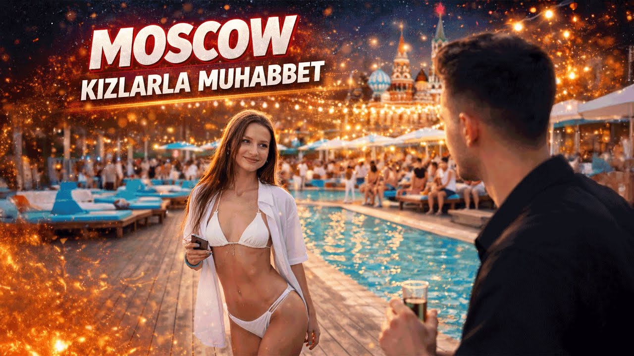 Rusya Moskova'da Çılgın Yaz Festivali 🔥 Bunu Türkiye'de göremezsiniz! Rus Kızlarla Muhabbet & Dans