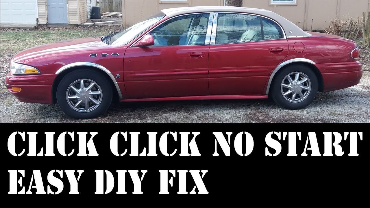 2004 Buick Lesabre click no start EASY FIX!!