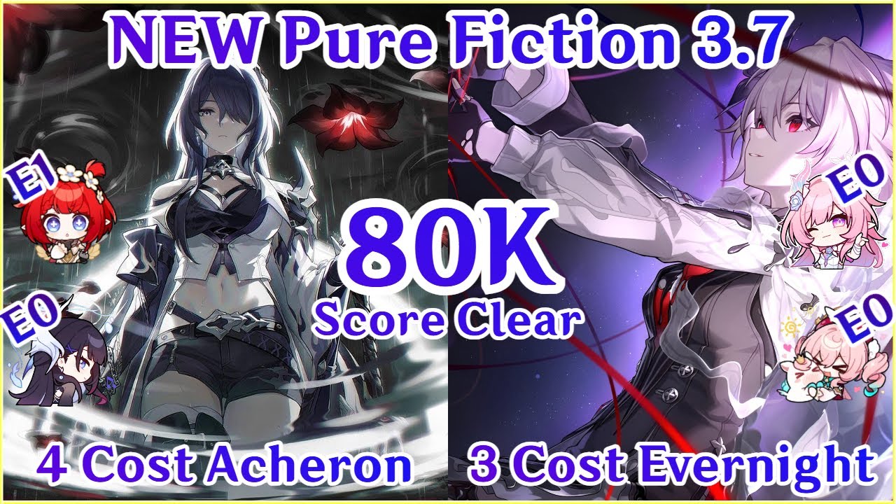EVERNIGHT 0 AV LYGUS PHASE!? E0 Acheron Hysilens x E0 Evernight 80K Score Clear | Honkai Star Rail
