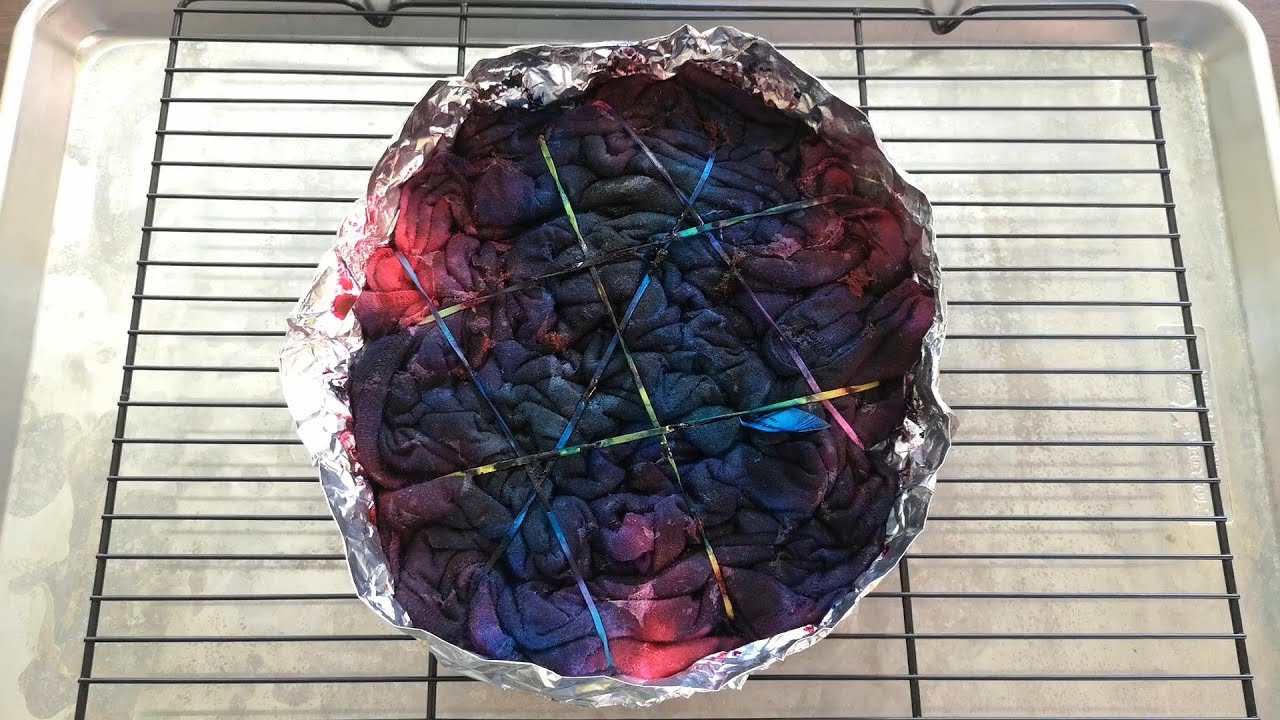 Tie-dye pattern P160 : Mindscape (ice cubes)