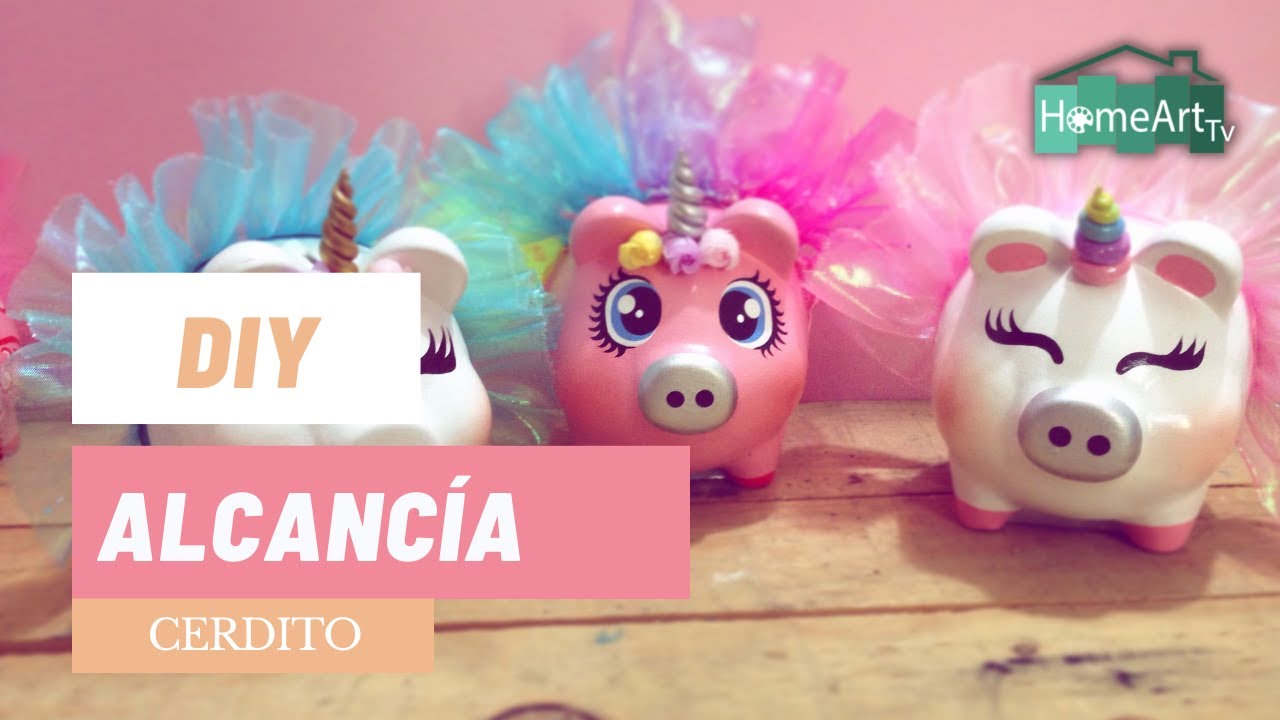 DIY Alcanc&iacute;a de cerdito - HomeArtTv producido por Juan Gonzalo Angel Restrepo